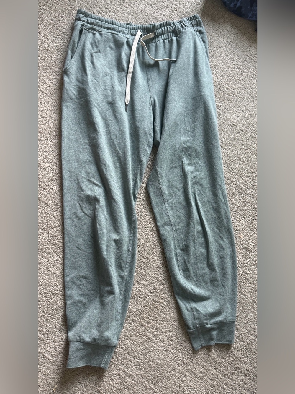 Vuori Men's Joggers in Dusty Teal Green